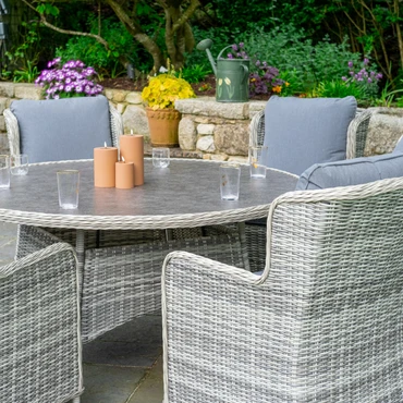 Nevada 6 Seater Round Dining Set - image 3