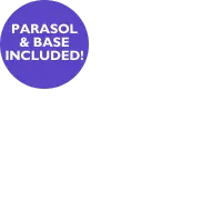 Parasol and Base Included Purple