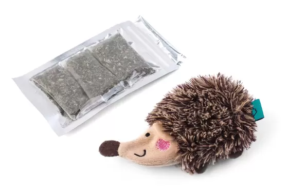 Nip-It Refillable Catnip Hoglet - Sachet Included