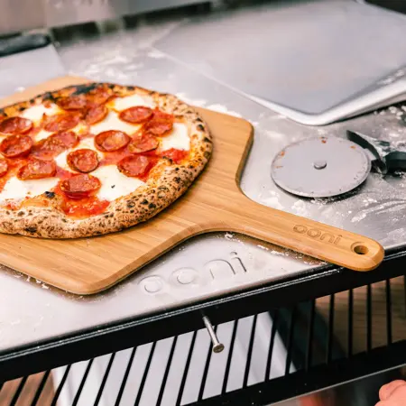 Ooni 14" Bamboo Pizza Peel & Serving Board - image 3