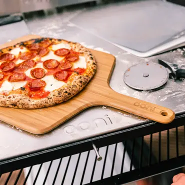 Ooni 14" Bamboo Pizza Peel & Serving Board - image 3