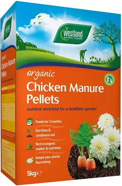 Organic Chicken Manure Pellets 2.25kg + 25% Extra Free