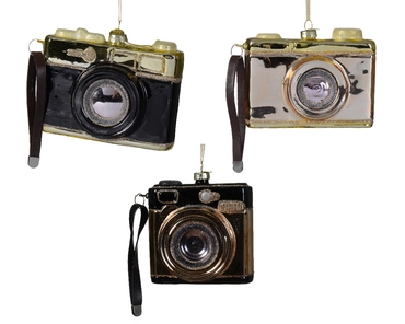 Ornament Glass W Brown Pu Leather Strap On The Side, W Mirror In The Lens, W Glitter Details 3ass
