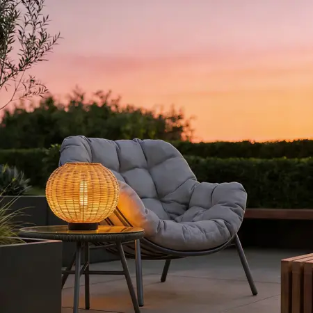 Orta Sesame Rattan Table Lamp - image 1