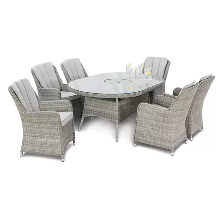 Oxford 6 Seat Oval Dining Set - image 1