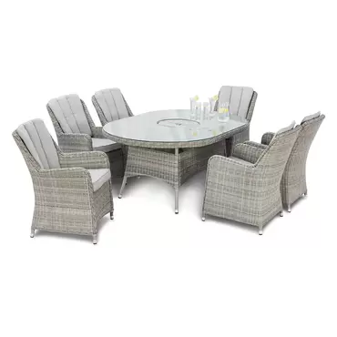 Oxford 6 Seat Oval Dining Set - image 3