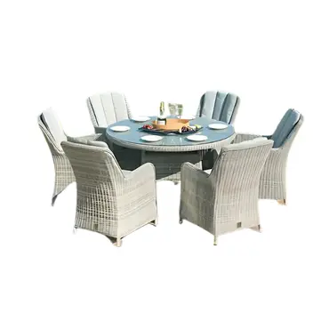 Oxford 6 Seat Round Dining Set