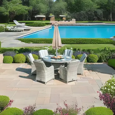 Oxford 6 Seat Round Dining Set - image 3