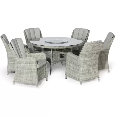 Oxford 6 Seat Round Set with Firepit - image 2