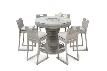 Oxford 6 Seater Round Bar Set with Ice Bucket