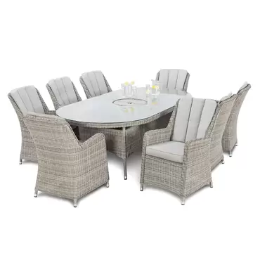 Oxford 8 Seat Oval Dining Set