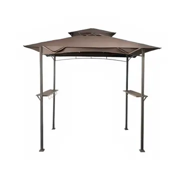 Ozzi BBQ Gazebo 2.4x1.55m Taupe - image 1
