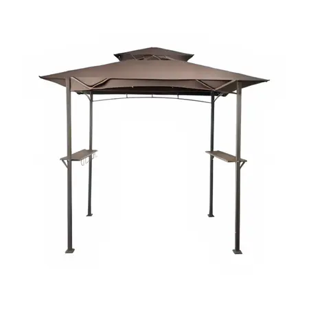 Ozzi BBQ Gazebo 2.4x1.55m Taupe - image 4
