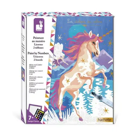 Paint By Numbers Watercolor Unicorns