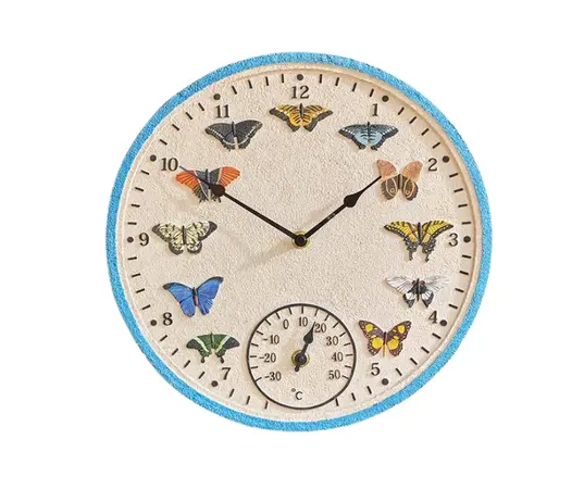 Papillons Wall Clock 12in - image 2