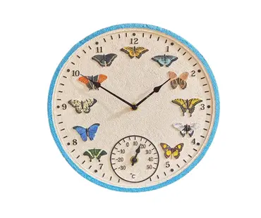 Papillons Wall Clock 12in - image 2