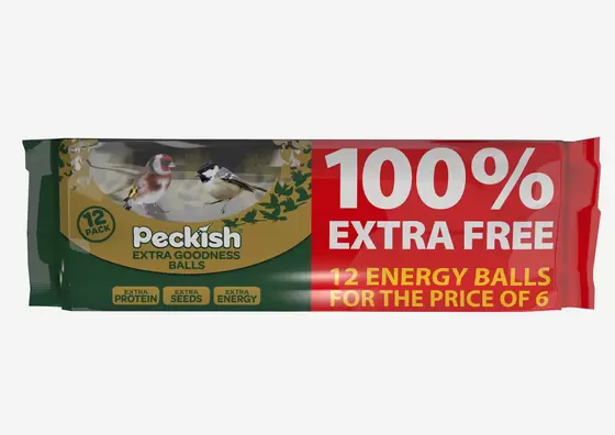 Peckish Extra Goodness Energy Fat Balls 6 Pack + 6 Free