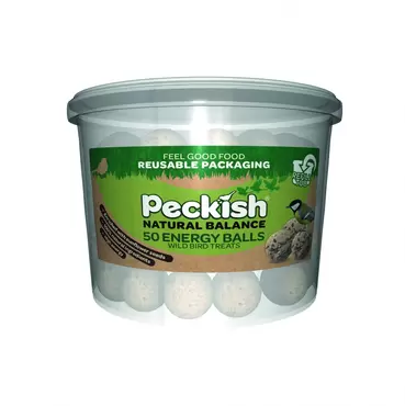 Peckish natural balance energy balls 50 tub
