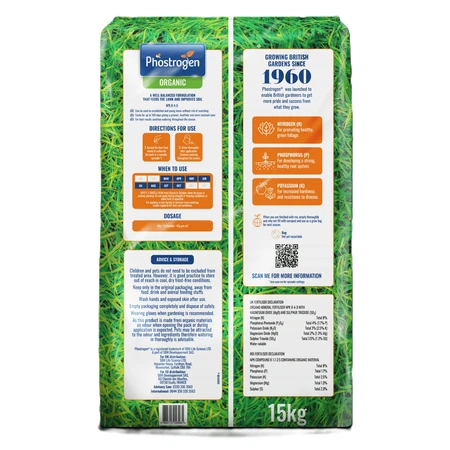 Phostrogen Organic Lawn Food 15kg - image 2