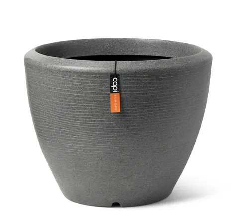 Planter Ball Arc Granite Anthracite 34x25