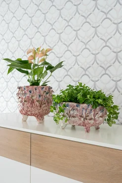 Planter Irene Pastelroze D26X18 H13 - image 2