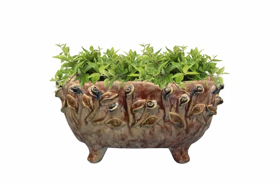 Planter Irene Pastelroze D26X18 H13 - image 3
