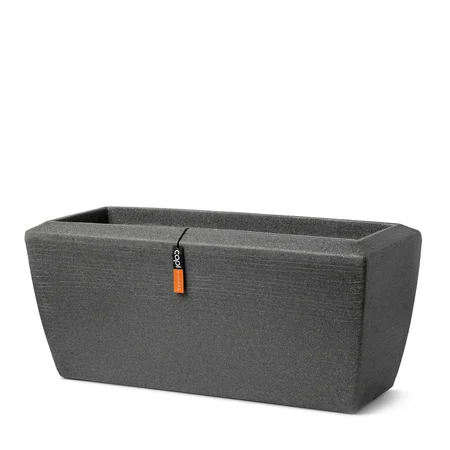 Planter Rectangle Arc Granite Anthracite 90x35x60
