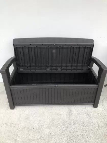 Plastic Bench with Storage - image 2