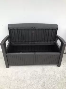 Plastic Bench with Storage - image 2