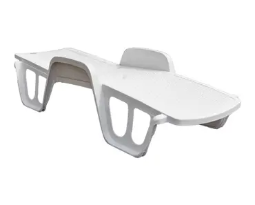 Plastic Sunlounger (White) - image 2