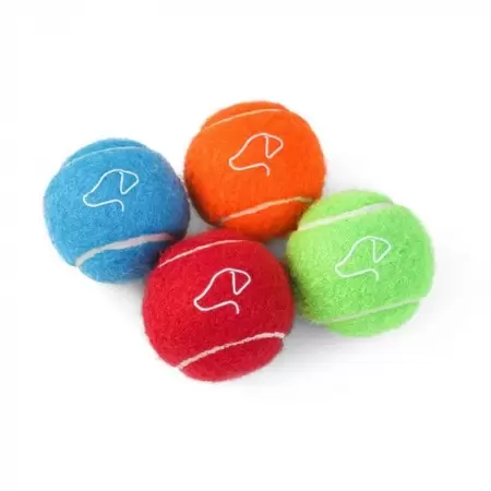 Pooch Mini Tennis Balls 5cm - 4 Pack