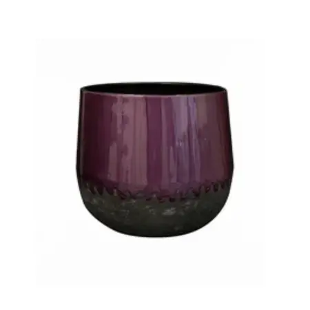 Pot Ninthe Metal Purple D23 H21 - image 1