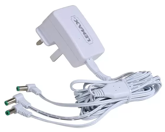 Power Adaptor, 4.5v, White, 3-Output, Changeable Plug