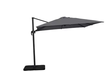 Premium Cantilever Parasol 3mx3m Grey