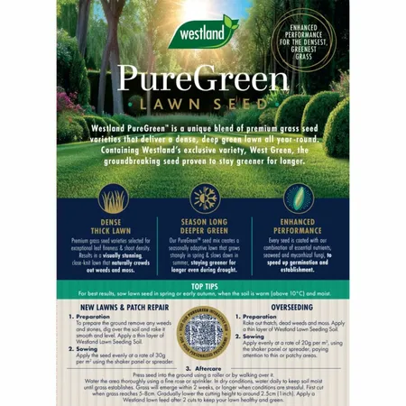 Pure Green Lawn Seed Tough Box - image 2