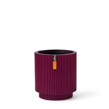Purple Vase Cylinder Groove L