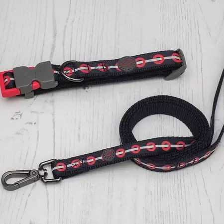 Red Ring Walkabout Dog Lead - Standard 