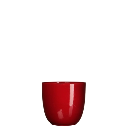 Red Tusca Houseplant Pot