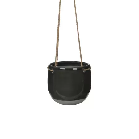 Resa Hanging Pot Round Dark Grey Extra Extra Large