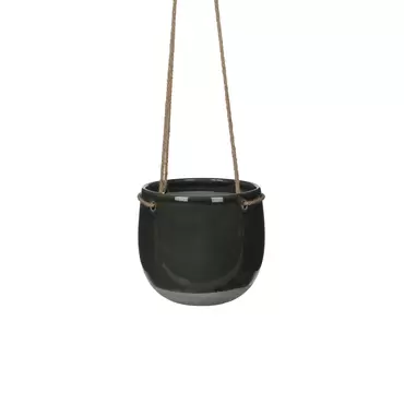 Resa Hanging Pot Round Dark Grey Extra Extra Large