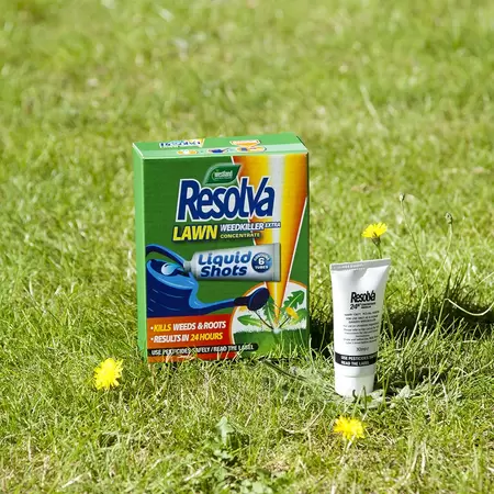 Resolva Lawn Weedkiller Extra  Liquid Shots X 6 Tubes - image 2