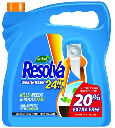 Resolva Weedkiller 24h Rtu 3L + 20% Ef