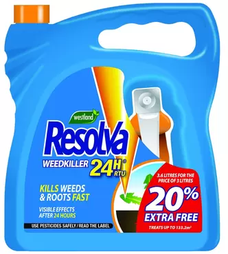 Resolva Weedkiller 24h Rtu 3L + 20% Ef