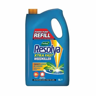 Resolva Xtra Fast Weedkiller 5l Power Pump Refill