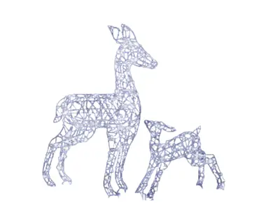 Richmond Deer & Fawn Spun Acrylic 90cm 