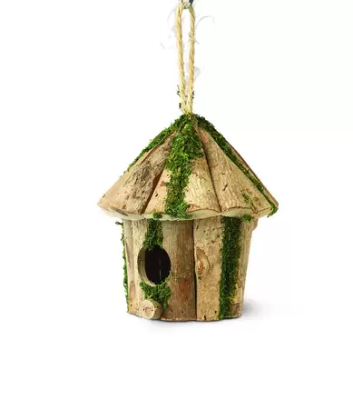 round log hut