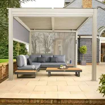 Royce Cube Beige Gazebo 3mx4m - image 1