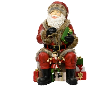 Santa Polyresin Santa Nutcracker