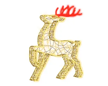 Santa’s Reindeer (175cm)