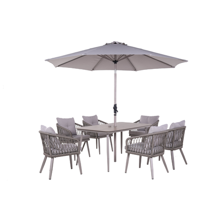 Sarasota 6 Seat Rectangular Dining Set - image 1